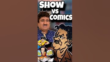 Show vs Comic P1 #shorts #tmkoc #tarakmehtakaultachashma @common_raj