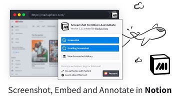 SCREENSHOT TO NOTION - How To Take Screenshots & Annotate In Notion