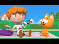 SMALL AND BIG Kitten Kote Educational Songs And Cartoons For Children 