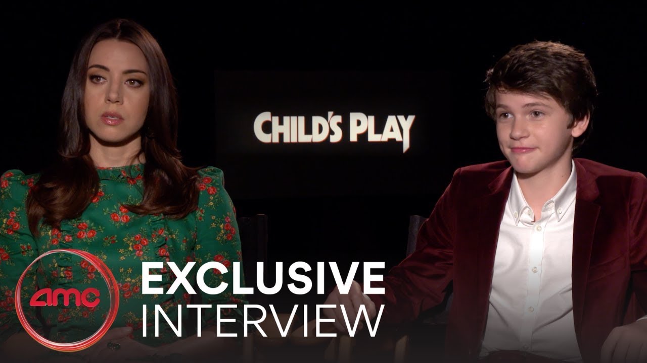 Childs Play Interviews Aubrey Plaza Gabriel Bateman Brian