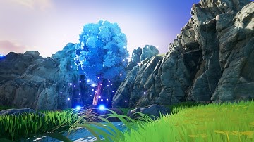 Is UNREAL ENGINE 5 suitable for STYLIZED STYLE? I make a blue tree in ZELDA TOTK STYLE - WATCH THIS