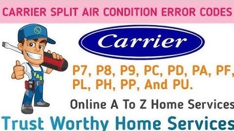Carrier AC Error Code List || Carrier Split AC Error Codes And Troubleshooting || HINDI EXPLAIN ||