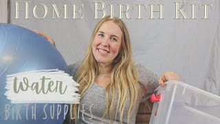 What's in my Home Birth Kit | Natural Water Birth Supplies