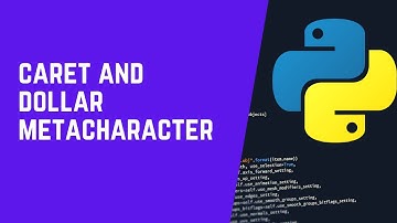 caret and dollar metacharacter in python