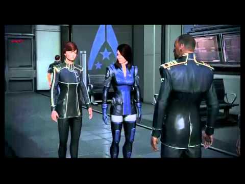 Mass Effect 3 (Beta) Ashley Williams reunion (No r...