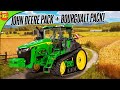 John Deere Pack and Bourgault Dlc Pack Only! Farming Simulator 20 Timelapse Gameplay
