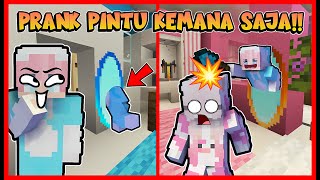 PRANK MOMON DENGAN PINTU PORTAL DAN TELEKINESIS !! NGAKAK !! Feat @sapipurba Minecraft