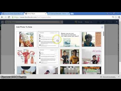 How to Create Note on Facebook (Essensa Naturale)