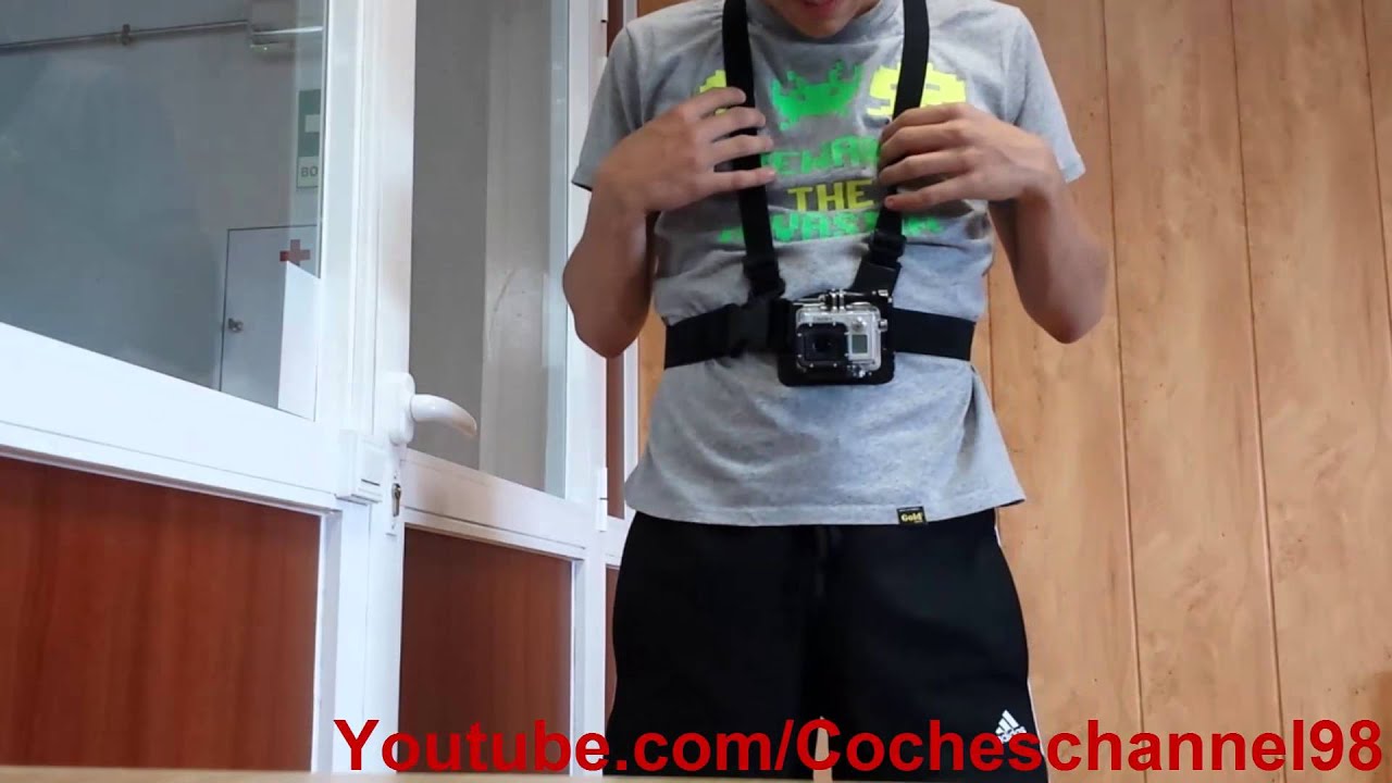 Arnés de pecho para GoPro 2ª Parte (Nueva pieza para sujetar la cámara