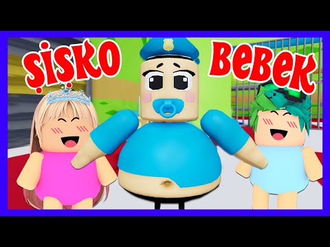 ROBLOX ŞİŞKO POLİSTEN KAÇIYORUZ AMA BEBEK OLDU 👶 BABY BARRY'S PRISON RUN!