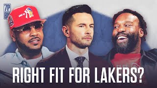 Carmelo Anthony and Baron Davis on If JJ Redick Deserves to Coach the Los Angeles Lakers