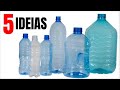 5 IDEIAS DE COMO RECICLAR AS GARRAFAS DE PLÁSTICO