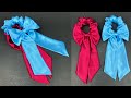 Bow Scrunchies.✅✅DIY Scrunchies. How to make Bow Scrunchies Sewing Tutorial.