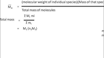 Weight average molecular mass-Polymer Chemistry-Anna University Engg Chem Notes-1(CY6151)