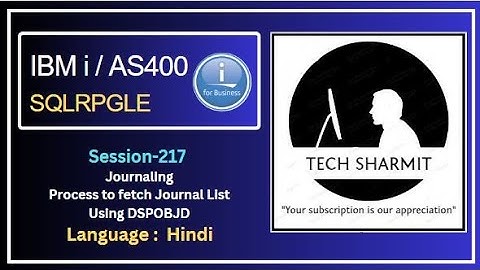 Process to fetch list of journals | ibmi training | as400 tutorial | as400 | ibmi as400 | RPGLE