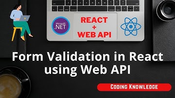 Volledige ReactJS-cursus | Validatie van registratieformulieren in React met ASP.NET Web API