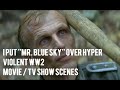 I put ''Mr. Blue Sky'' over hyper violent WW2 movie / tv show scenes