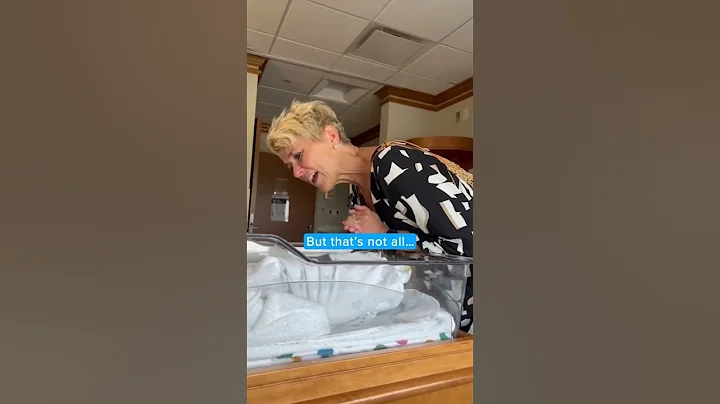 Two women shocked to discover the names of their twin grandchildren | Humankind #shorts #goodnews