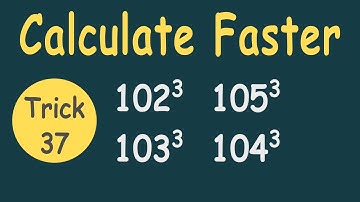 Cube of 3 digit number near 100 | Cube of three digit number trick | Fast Calculation Tricks