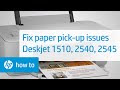 Printer Does Not Pick Paper: Deskjet 1510, 2540, and 2545 Printers | HP Deskjet | HP
