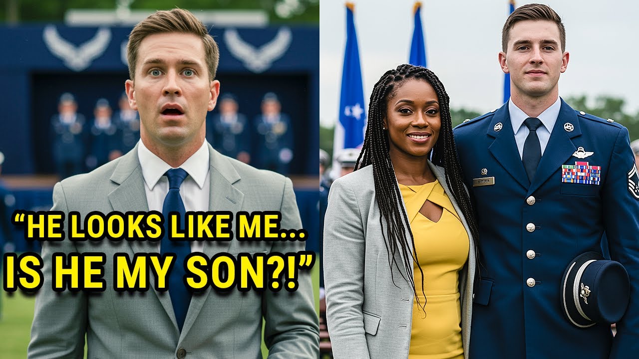 Millionaire Freezes at Air Force Wings When His Ex Smiles Beside a 19-Year-Old Like Him