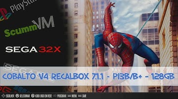 Cobalto v4 - 128GB - Recalbox 7.1.1 - Raspberry Pi3 B/B+