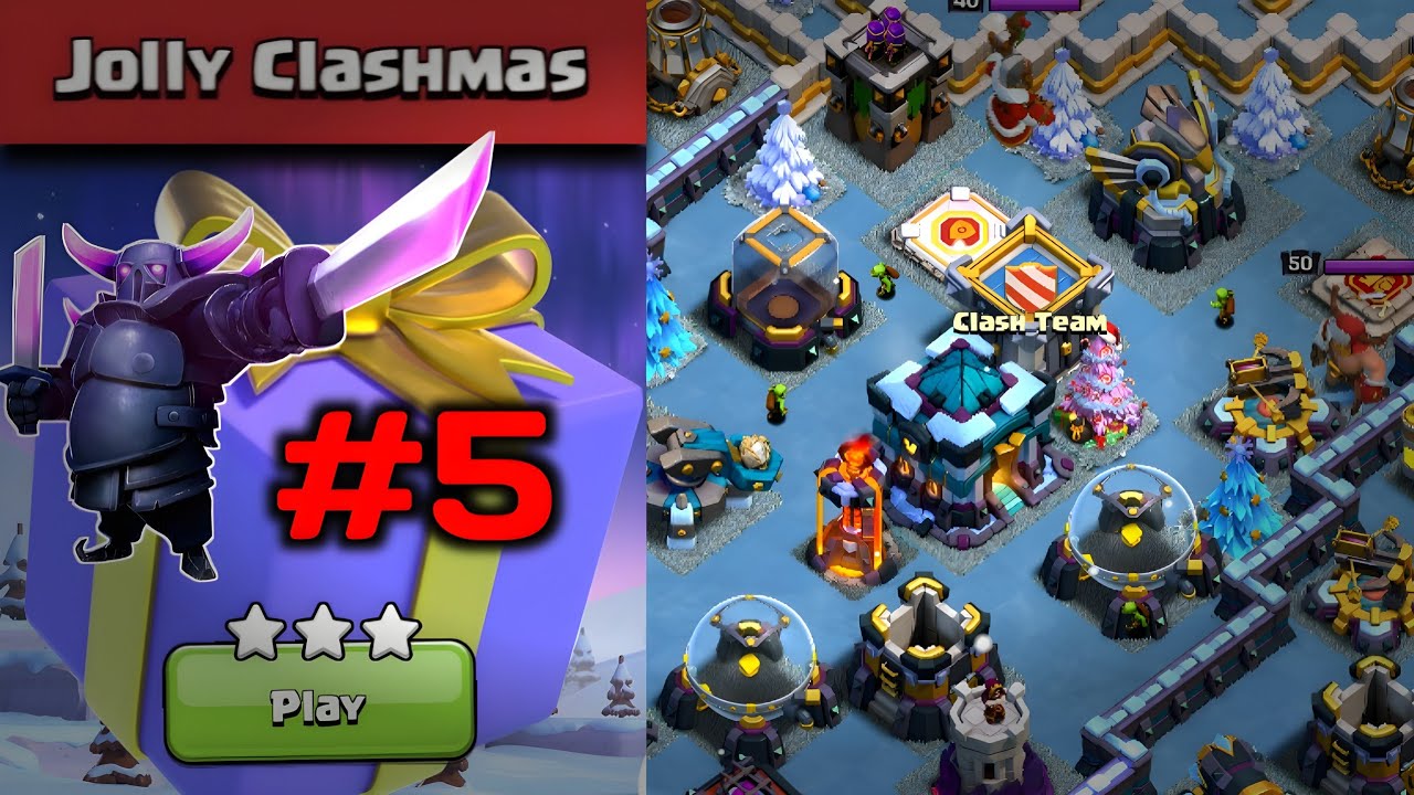 JOLLY CLASHMAS CHALLENGE #5 (Clash of Clans) | 
