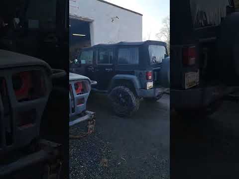 Quick walk around the parking lot  #shoplife #offroadshop #jeeplife #jeep #lonely4runner