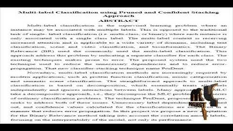 PruDent: A Pruned and Confident Stacking Approach for Multi-label Classification