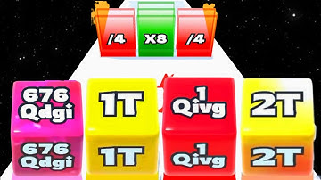 Jelly Run 2048 vs Court Master - ASMR Gameplay (NOOB vs PRO vs HACKER) All Max Level Math Games