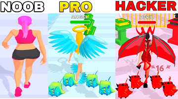 NOOB vs PRO vs HACKER in Destiny Run 