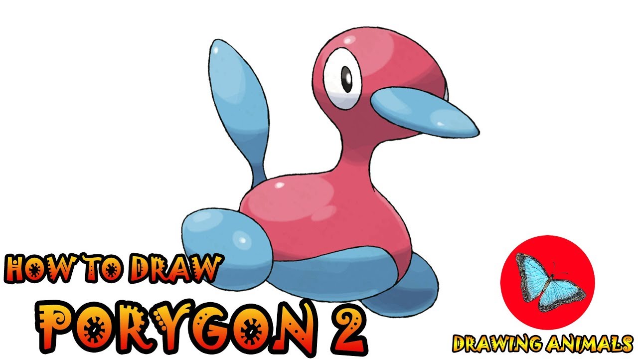 How To Draw Porygon 2 Pokemon | Coloring and Drawing For Kids - YouTube