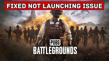 How To Fix PUBG: BATTLEGROUNDS Not Launching Error on PC #pubgbattlegrounds #2025