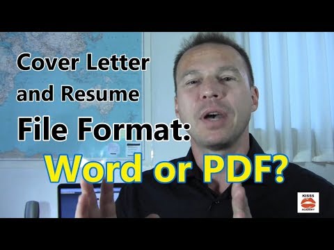 Video: Vai CV ir jābūt PDF vai Word formātā?