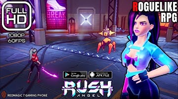 Rush Angel (Early Access) - Gameplay Max Graphics Setting 1080P 60Fps | Roguelike | Android + APK