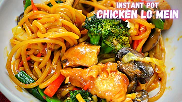 Instant Pot Chicken Lo Mein | Better than Takeout