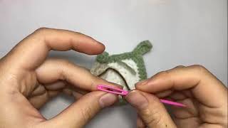 Instruções de crochê ursinho coelhinho em forma de caixa parte 4
