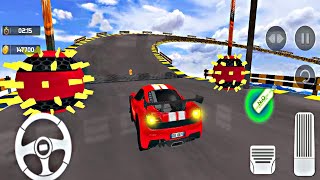 Permainan Mobil Balap Stunt - Red Racing Car Games Android screenshot 5