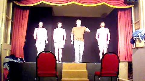 Raining men rehearsal