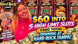 5 HIGH LIMIT DRAGON LINKS… $60 EACH! 😳@hardrocktampa 
