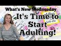 It&#39;s Time to Start Adulting || NEW Release from Kellofaplan || Plan With Me