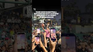Fans mob basketball influencer’s ‘pop-up’ event in a Singapore public housing estate Fans mob basketball influencer’s ‘pop-up’ event in a Singapore public housing estate