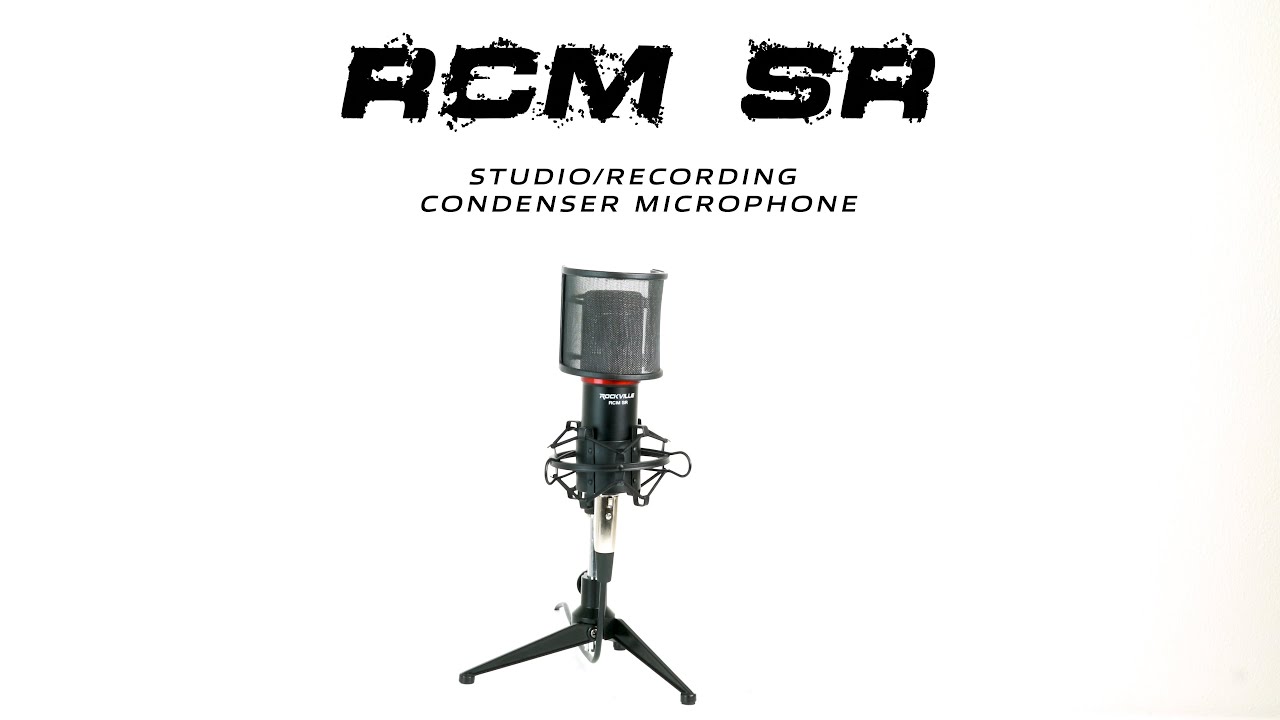 Audio Technica AT2020 Studio Recording Microphone Condenser Mic+Stand+Pop  Filter - Rockville Audio