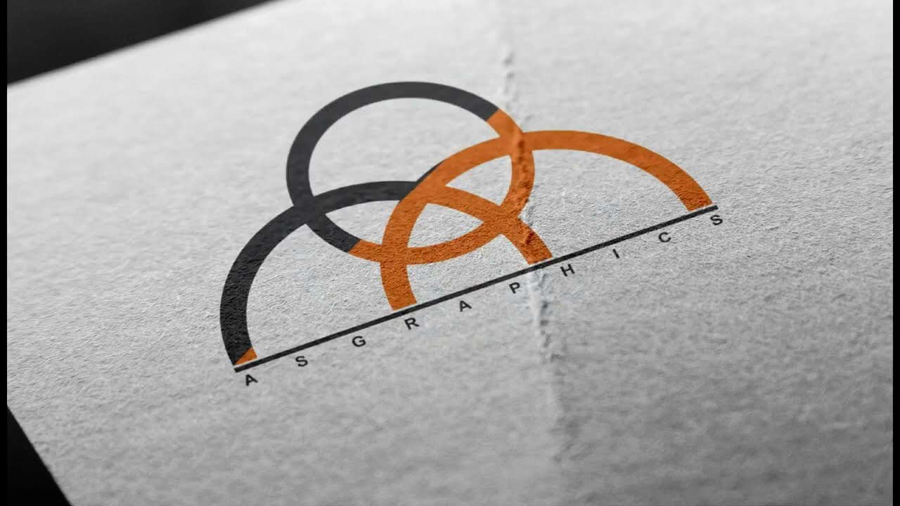 Logo Design Tutorial - OM - MO Logo Design | AS Graphics | Adnan Abbas