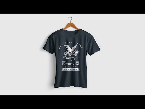 How To Design a T-Shirt - Photoshop CC Tutorial How To Design a T-Shirt - Photoshop CC Tutorial