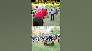 MKC Warriors Participated In International Yoga Day | #majorkalshiclasses #yogaday #defence #fitness