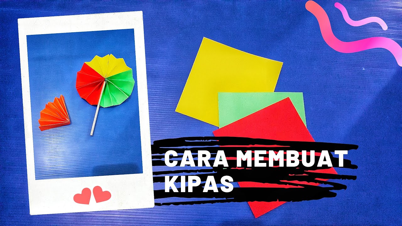 Cara Mudah Melipat Kertas  Origami  Bentuk Kipas  YouTube