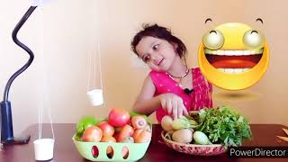 Cute Vegetable seller for Community helpers theme dress up