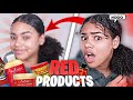 ATTEMPTING To SLICK My Hair With Red Products! ||Draco Dez