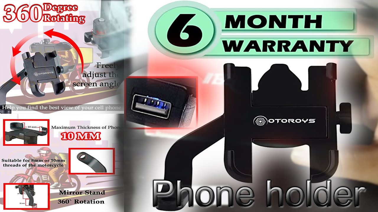 Best Mobile Holders For All Bike With Charger Review How to select